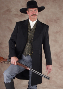 Scully Frock Coat - Black - Men's Old West Jackets And Coats | Spur Western Wear