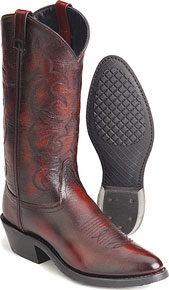 Jama Old West Trucker's Western Boot - Black Cherry - Men's Western Boots | Spur Western Wear