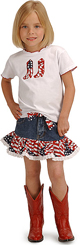 Kiddie Korral 2 Piece Outfit - Red, White & Blue - Toddlers' Western Clothing | Spur Western Wear