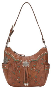 American West Lady Lace  Zip Top Hobo Hand Bag - Ladies' Western Handbags And Wallets | Spur Western Wear