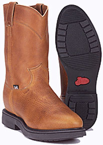 justin wedge work boots