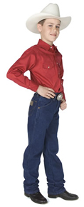 Wrangler Cowboy Cut Original Fit Jeans - Prewash Indigo - Boys' Western Jeans | Spur Western Wear