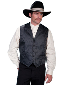 Scully Dragon Vest – Black - Men's Western Vests and Jackets | Spur Western Wear