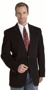 Circle S Corduroy Western Sport Coat - Black - Men's Western Suit Coats, Suit Pants, Sport Coats, Blazers | Spur Western Wear