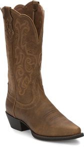 Justin McKayla Tan Women's Stampede Western Boot, - Ladies' Western Boots | Spur Western Wear