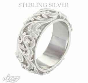 Montana Silversmiths® Sterling Lane Forever and Ever Wide Band - Western Jewelry | Spur Western Wear