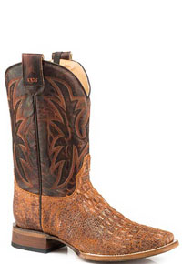 Roper Sidewinder CCS Pierce Western Boot - Distressed Cognac - Men's Western Boots | Spur Western Wear