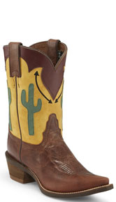 Nocona Bluebonnet Western Boot - Tan - Ladies' Western Boots | Spur ...