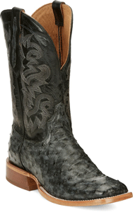 Tony Lama Moore Grey Full Quill Ostrich Western Boot - Style# 01-TL5355