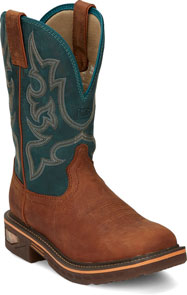 Justin "Resistor" Nano Comp Toe Work Boot, - Men's Western Boots | Spur Western Wear