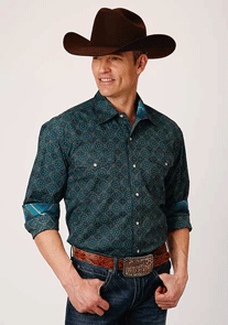 Roper " Cool Pine" Western Shirt, - Men's Western Shirts | Spur Western Wear