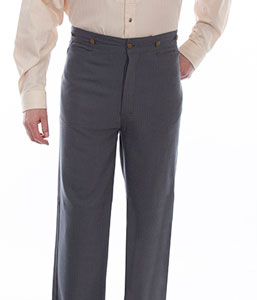 Scully Frontier Pant - Charcoal, - Men's Old West Pants | Spur Western Wear