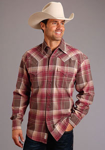 Stetson Long Sleeve Clean Finish Denim Western Shirt - Blue - Men's Western  Shirts