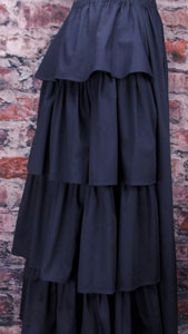 Frontier Classics Bustle Skirt - Navy- Ladies' Old West Skirts and Dresses | Spur Western Wear