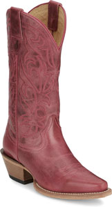 Justin "Josephine" Fuchsia Western Boot - Ladies - Style# 19-19-VN4433, Cowgirl Boots, Cowboy Boots,  Ladies' Western Boots | Spur Western Wear