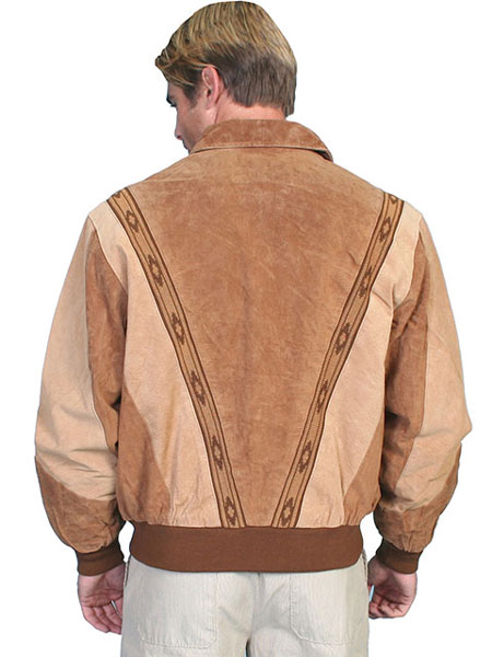 scully boar suede leather arena jacket