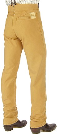 Scully Western Pants Mens Frontier Style Suspender Buttons 524002