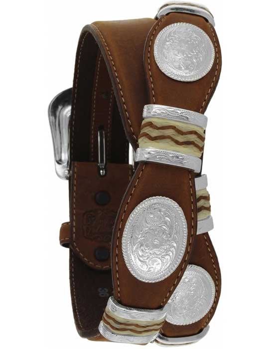 Tony Lama Buckaroo Rawhide Western Belt