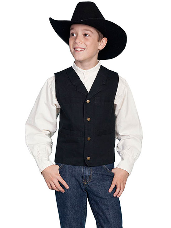 Cowboy Hardware canvas vest (youth boys) – Smokin'Spurs