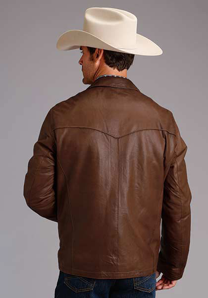 stetson leather jacket