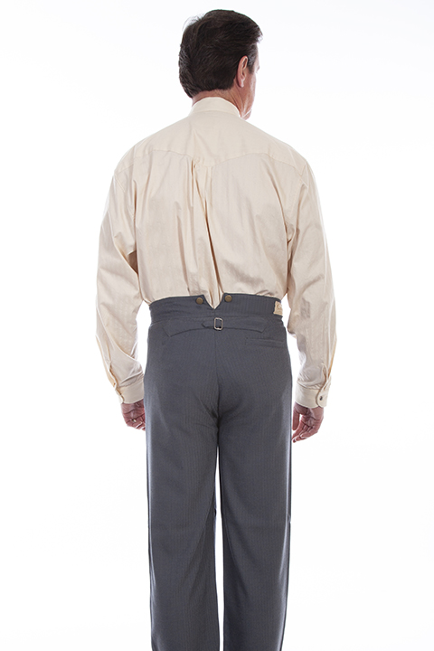 Scully Frontier Pant - Charcoal, - Men's Old West Pants | Spur Western Wear