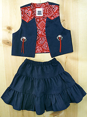 Kiddie Korral 2 Piece Denim Outfit - Toddlers' Western Clothing | Spur Western Wear