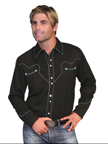 turquoise pearl snap shirts