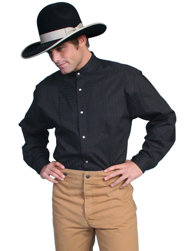 Wah Maker O.C. Smith Shirt - Black - Men's Old West Shirts | Spur Western Wear