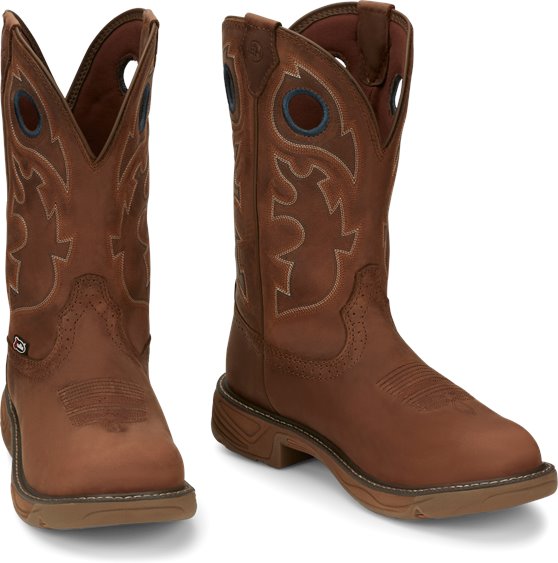 Justin Stampede Water Proof Work Boot , - Men's Western Boots | Spur Western Wear