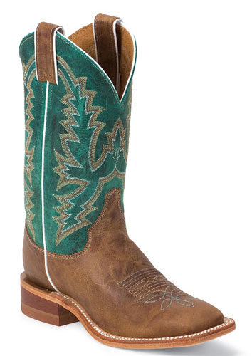 Justin Bent Rail Kenedy Western Boot - Tan - Ladies' Western Boots | Spur Western Wear