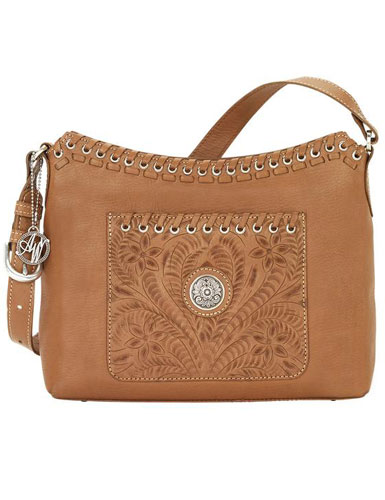 American West Harvest Moon Shoulder Bag - Golden Tan - Ladies' Western Handbags And Wallets | Spur Western Wear