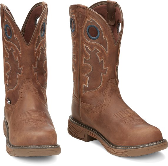 Stampede Rush Waterproof Nano Composite Toe Round Toe boots, - Men's Western Boots | Spur Western Wear