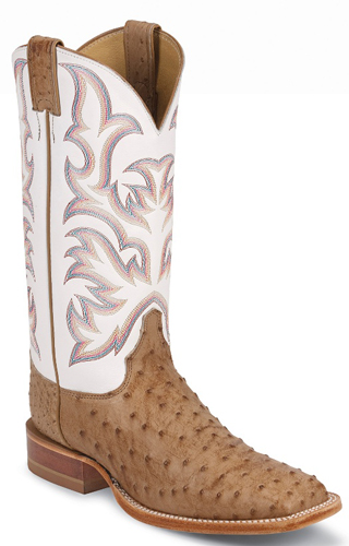 justin ostrich cowboy boots