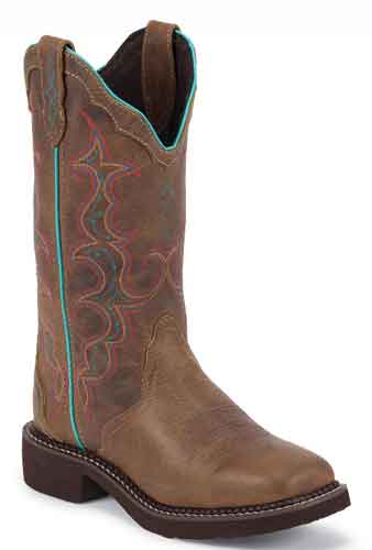 Justin Gypsy Raya Western Boot - Tan - Ladies' Western Boots | Spur Western Wear