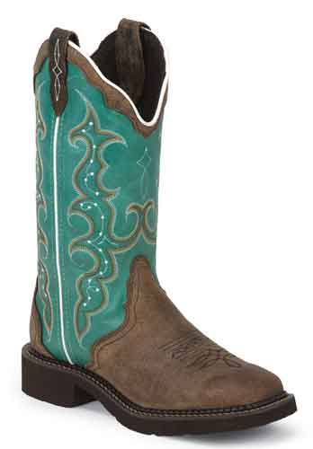 justin gypsy boots turquoise