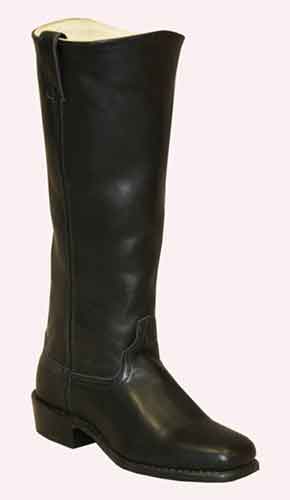 Abilene Shooter Boot - Broad Toe - Black - Men's Western Boots | Spur Western Wear