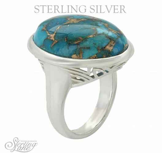Montana Silversmiths® Sterling Lane Sun Dance Turquoise Ring - Western Jewelry | Spur Western Wear