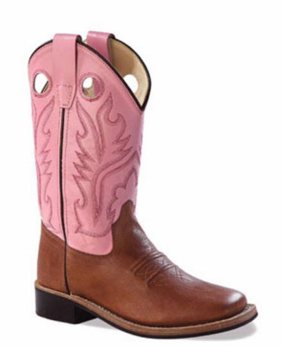 Jama Old West Cowgirl Boot - Pink - Youth - Kids' Western Boots | Spur Western Wear