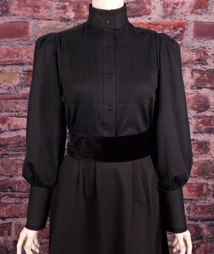 Frontier Classics Alma Blouse - Black - Ladies' Old West Blouses | Spur Western Wear