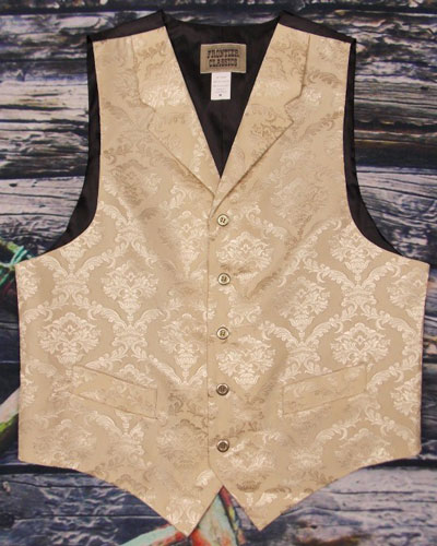 Frontier Classics "Reno" Old West Vest - Tan - Men's Old West Vests and Jackets | Spur Western Wear