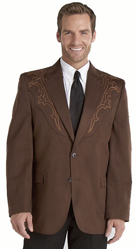Circle S Galveston Western Sport Coat - Chestnut,  Men's Western Suit Coats, Suit Pants, Sport Coats, Blazers | Spur Western Wear