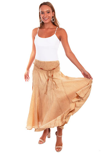 Scully Cantina Skirt - Khaki - Ladies' Western Skirts And Dresses | Spur Western Wear
