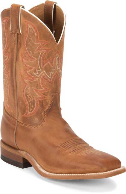 Justin Bent Rail "Austin Western Boot - Cognac- Men's Western Boots | Spur Western Wear
